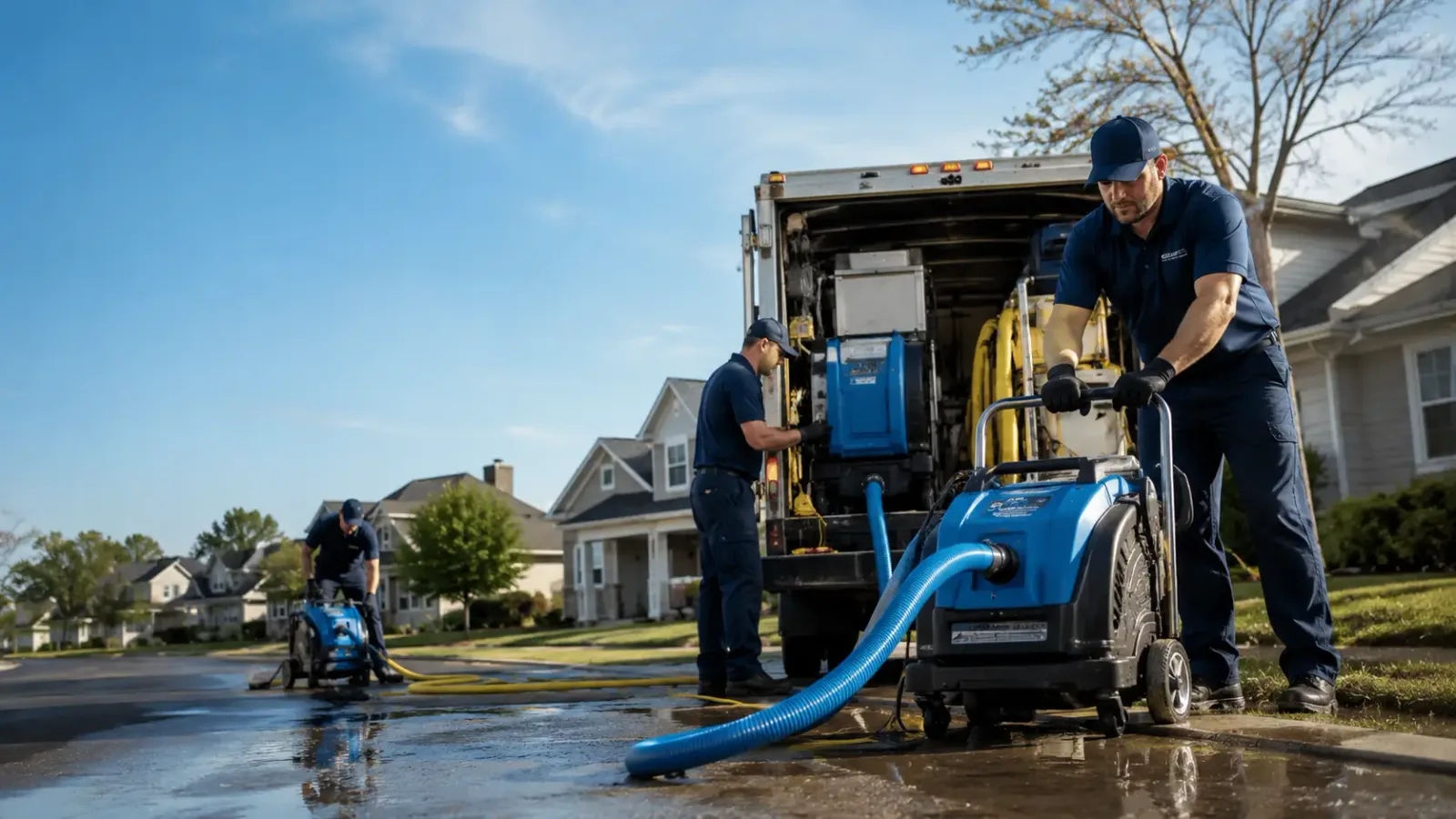 Flood Damage Cleanup in East China, MI